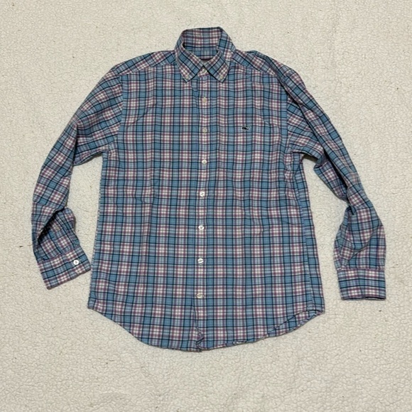 Vineyard Vines Other - Vineyard Vines Men’s Plaid Button Down Tucker Shirt Size Small Preppy Easter